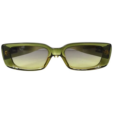 gucci green lens sunglasses